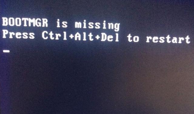 bootmgr is missingôԿbootmgr